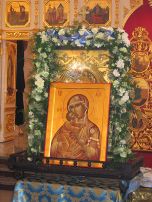 Фото, освящение списков чудотворной Феодоровской иконы Божией Матери