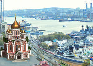 Фото. Макет Спасо-Преображенского кафедрального собора г. Владивостока