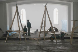 Фото, Находка. В нижнем храме Казанского кафедрального собора готовятся к заливке мозаичных полов