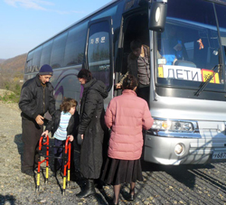 Фото. Владивосток, паломническая поездка для детей с проблемами опроно-двигательного аппарата
