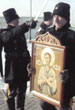 Икону св. прав. Иоанна Русского, освященную на Афоне, доставили во Владивостокскую епархию