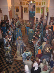 Фото, встреча мощей Николая Чудотворца в Рождество-Богородицком женском монастыре