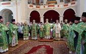 Патриарший экзарх всея Беларуси возглавил торжества в Полоцке по случаю дня памяти преподобной Евфросинии Полоцкой