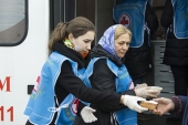 Более 300 бездомных получили помощь участников благотворительного автопробега «Надежда»