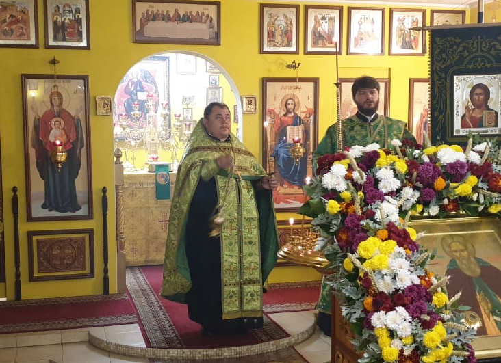 Состоялся крестный ход на месте строящегося храма в честь преподобного Сергия Радонежского