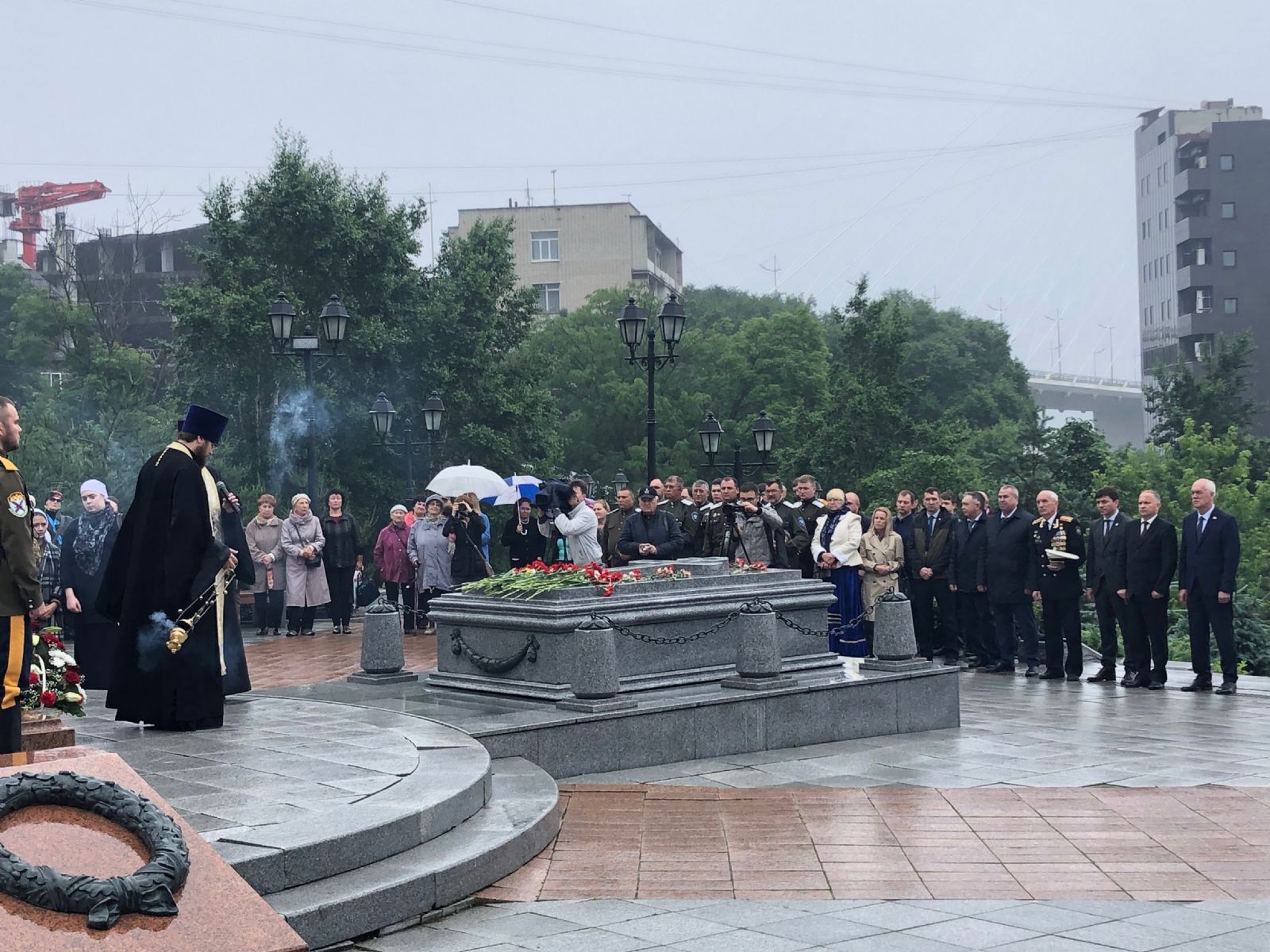 Благочинный I округа совершил литию в память генерал-губернатора Н. Н. Муравьева-Амурского