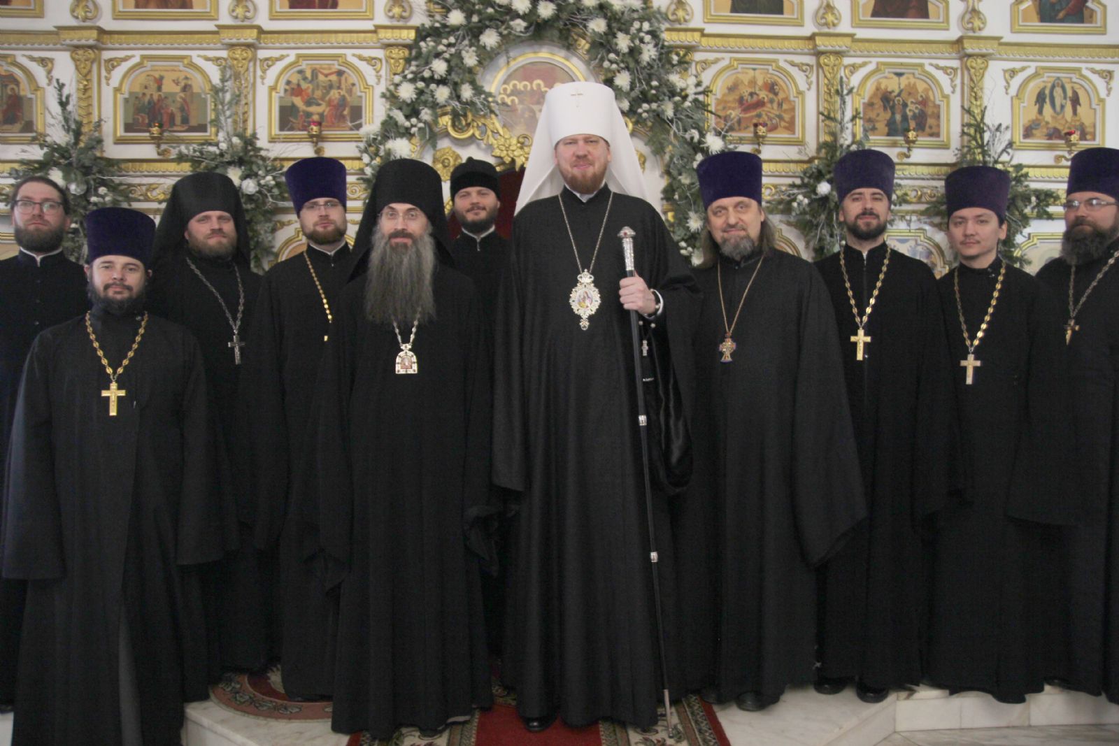 Соборное служение во с главе с митрополитом Владимиром состоялось в Успенском храме