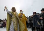 Крапление Крещенской водой