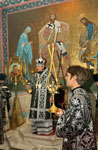 Епископ Сергий. Чин Погребения Плащаницы в Успенском храме. Фото в. Саяпина