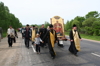 Крестный ход. Фото Владимира Беликова