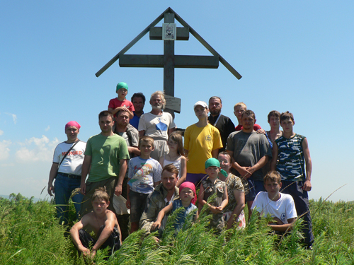 Община в Приозерном с игуменом Романом (Медведевым). Фото.