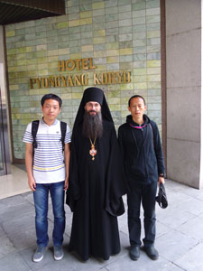 Епископ Уссурийский иннокентий с китайскими журналистами