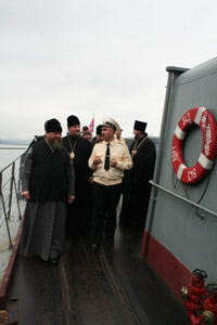 Фото. Визит на корабль ТОФ