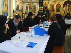 Во время заседания в храме Покрова Божией Матери в г.Уссурийске