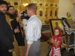 Идут съемки фильма о деятельности душепопечительского центра