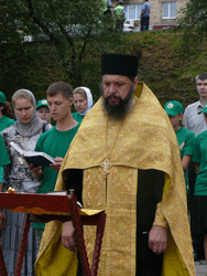 Фото, протоиерей Игорь Талько, молебен перед началом крестного хода
