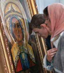 Фото, Владивосток, мироточивая икона свсвятой мученицы Параскевы  
