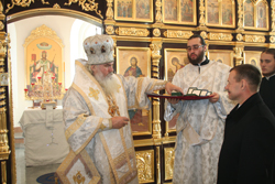 Освящение храма в Дунае