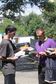 В дни празднования Крещения Руси активисты молодежного движения провели миссионерскую акцию