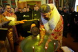 В исправительной колонии строгого режима епископ Николай совершил Крещальную литургию