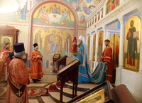 Неделя о слепом в Казанском храме