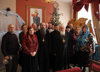 Владыка Вениамин поздравил с праздниками сотрудников епархиального управления