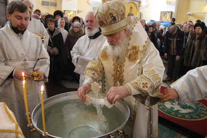 Во всех храмах епархии встретили праздник Крещения Господня