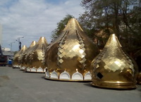 Началась сборка куполов для Спасо-Преображенского собора