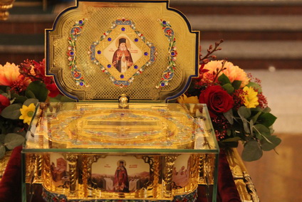 Ковчег со святыней установлен в Покровском соборе (обновлено)