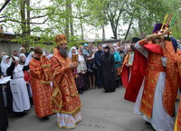 Епископ Иннокентий совершил литургию в Марфо-Мариинском монастыре