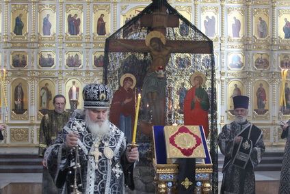 В неделю 2-ю Великого поста митрополит Вениамин совершил чин Пассии