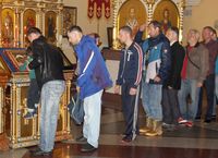 Икона страстотерпца царя Николая перенесена в Покровский собор