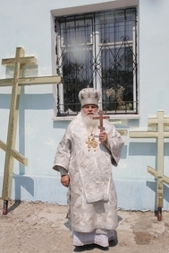 Освящены кресты на купола для храма в Заводском