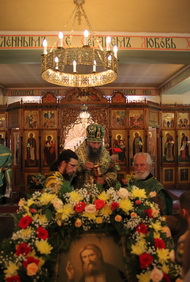 В торжествах в честь 100-летия храма прп. Серафима Саровского приняли участие архиереи Приморской митрополии