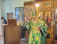 Служение митрополита Вениамина 31 июля - 3 августа