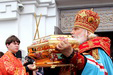 Мощи святого князя Владимира, Крестителя Руси, доставлены для поклонения в Покровский кафедральный собор на три дня