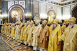 В торжествах по случаю 5-й годовщины интронизации Патриарха Кирилла принимают участие архиереи Приморской митрополии