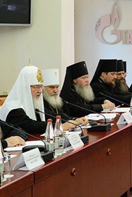 Патриарх Кирилл встретился с архиереями дальневосточных епархий, главой Минвостокразвития, высшими должностными лицами субъектов РФ в ДФО