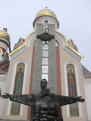 Фото, освящение крестов на храме святого князя Игоря Черниговского