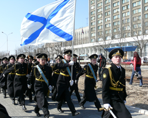 Фото, торжественная церемония в честь 102-ой годовщины образования подводных сил