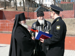 Фото, торжественная церемония в честь 102-ой годовщины образования подводных сил