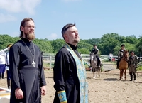 Священники епархии удостоены наград на мероприятии Федерации конного спорта казачьего эскадрона