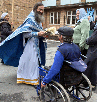 Фото, престольный праздник домового храма иконы Пресвятой Богородицы «Всех скорбящих радость» Дома ветеранов 