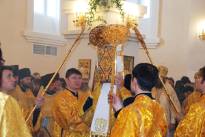 Соборное архиерейское служение в Покровском храме