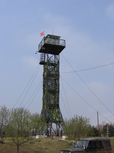 Фото, дозорная вышка на пограничной заставе