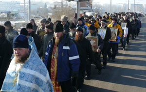 Фото, Крестный ход «Под звездой Богородицы» в Иркутске