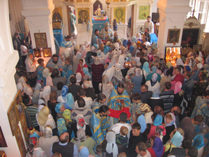 Престольный праздник в Рождество-Богородицком женском монастыре в с. Линевичи