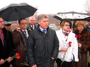 Фото, освящение закладного камня и места под будущую часовню