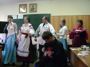 Фото, праздник Масленицы в ДВГУ