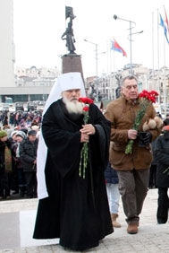 Митрополит Вениамин принял участие в праздновании Дня защитника Отечества